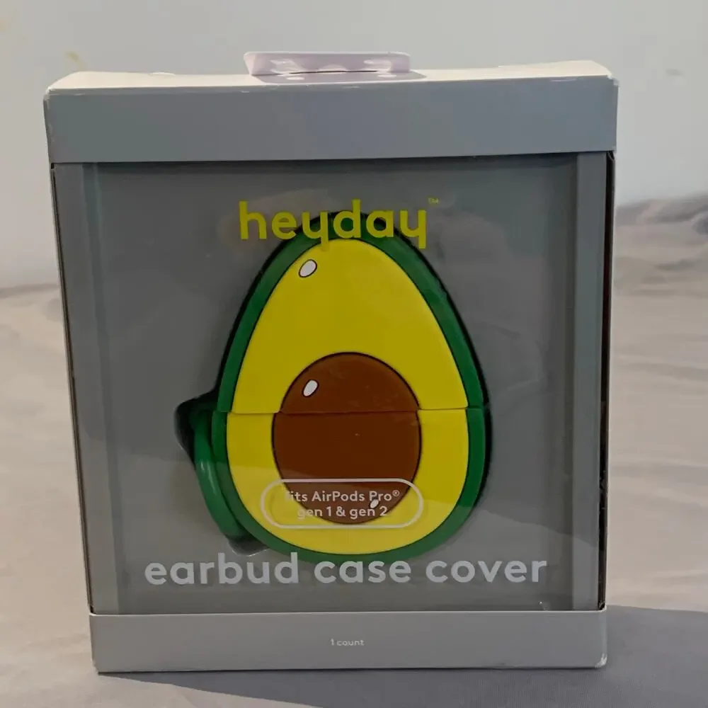 “Heyday Avocado Earbud Case Cover for AirPods Pro (1st & 2nd Gen) – New in Box!
